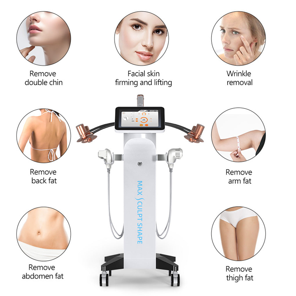 Salon Slimming Equipment Cold Laser Lipo + RF Firming Machine for Waist Abdomen