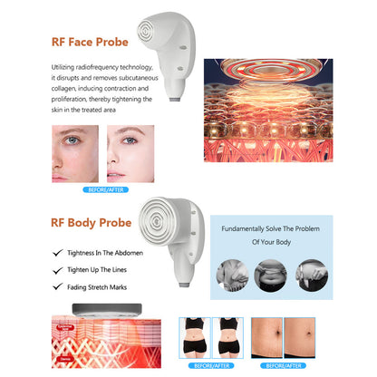 Salon Slimming Equipment Cold Laser Lipo + RF Firming Machine for Waist Abdomen