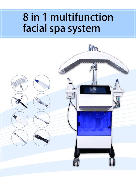 Water Oxygen Bubble Facial Device for Deep Cleansing and Hydration