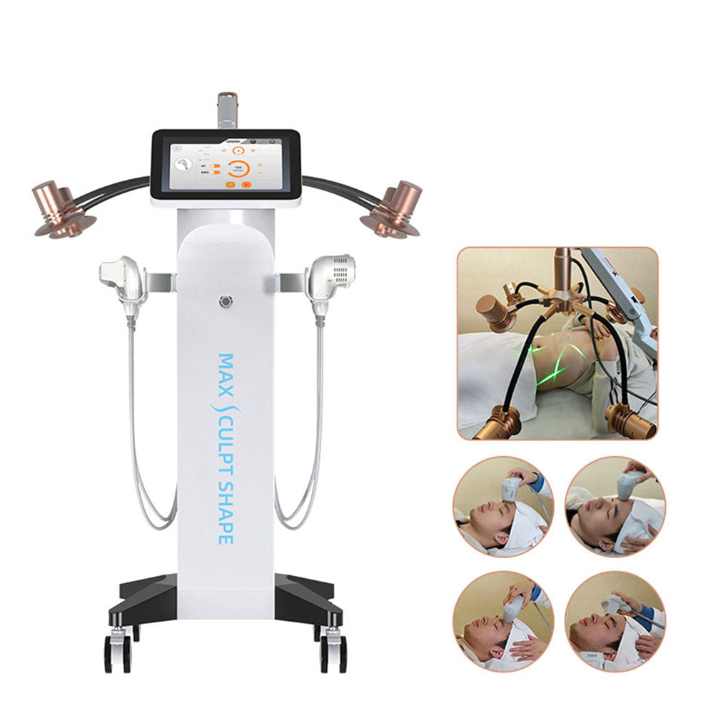 Salon Slimming Equipment Cold Laser Lipo + RF Firming Machine for Waist Abdomen