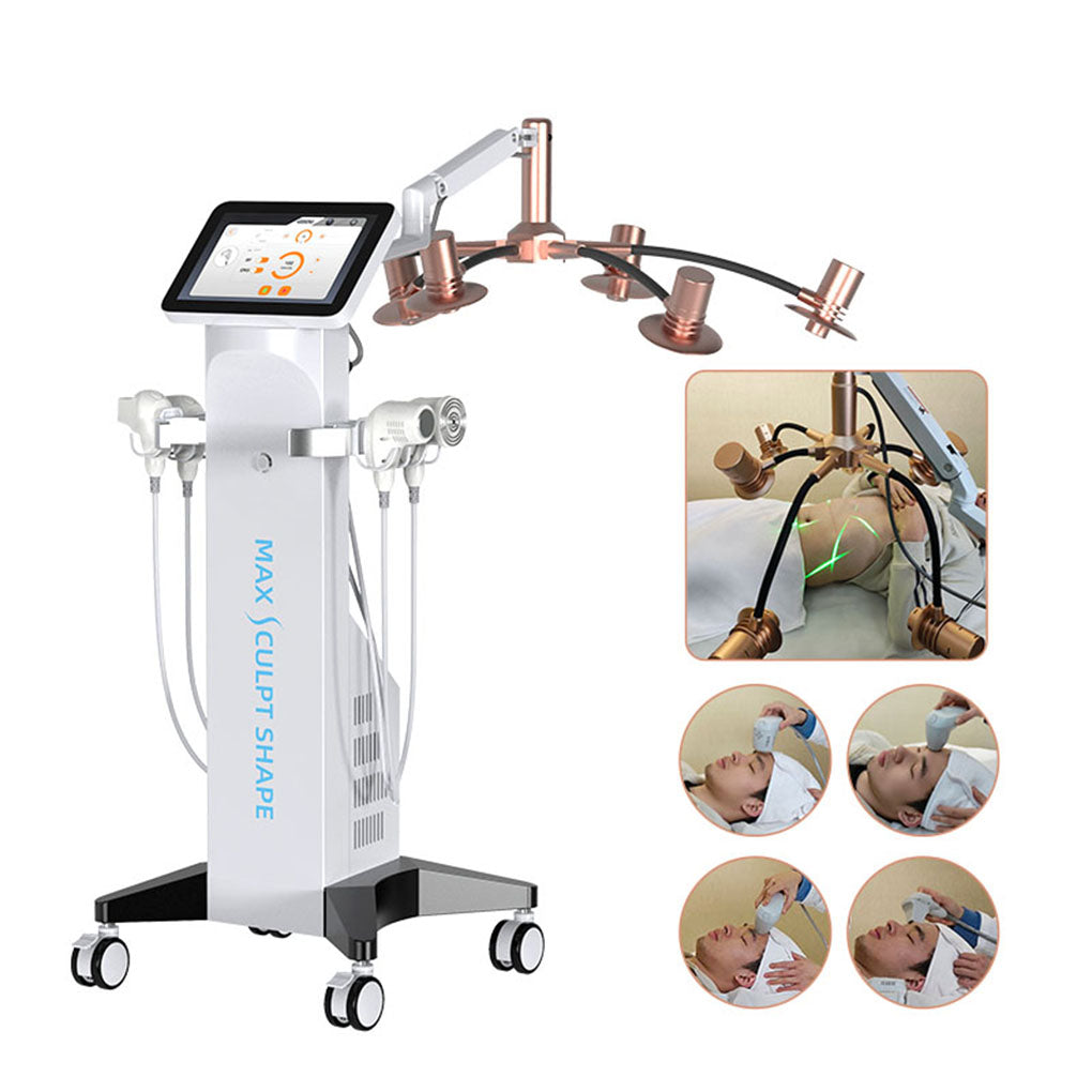 Salon Slimming Equipment Cold Laser Lipo + RF Firming Machine for Waist Abdomen