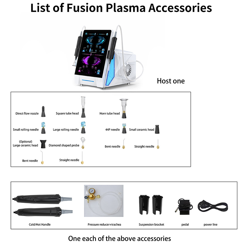 Cold Plasma Skin Rejuvenation Machine for Wrinkle Removal & Collagen Stimulation