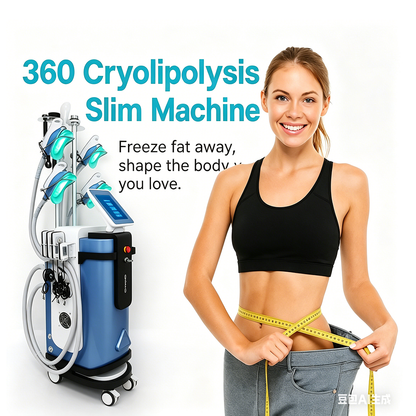 Non Invasive Body Contouring Slimming Machine with Cryolipolysis RF Tightening Vacuum Sculpt 40K Cavitation