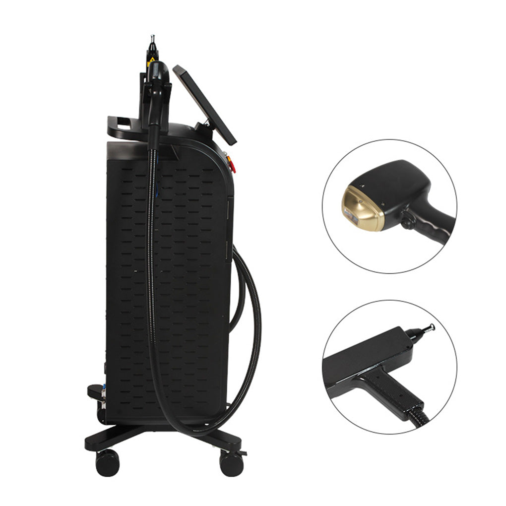 2-in-1 Diode Laser Hair Removal & Q-Switched Laser Machine for Tattoo Removal and Skin Rejuvenation