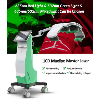 Non-Invasive Cold Laser Weight Loss Machine LLLT Lipolaser Body Shaping System for Waist Back & Double Chin