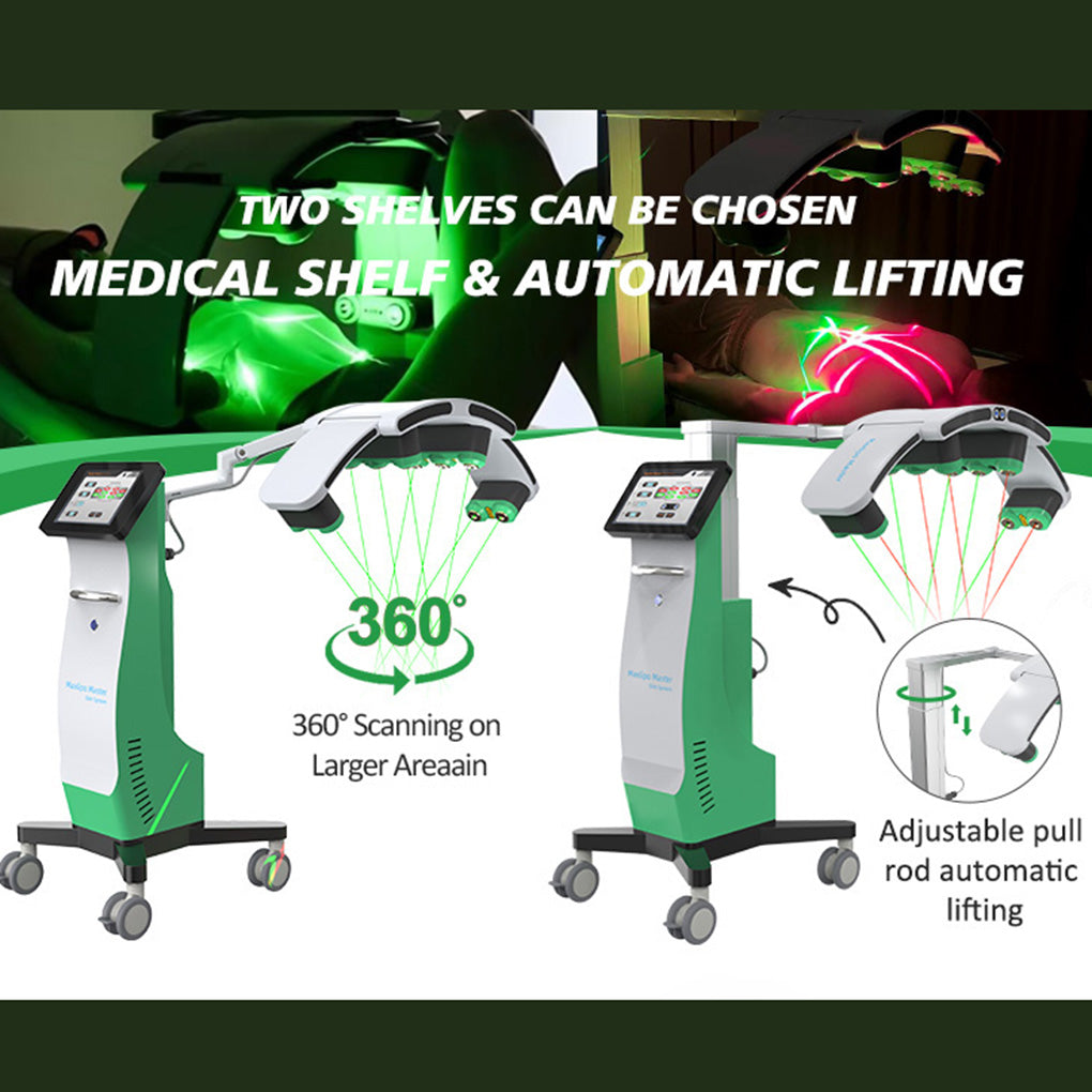 Non-Invasive Cold Laser Weight Loss Machine LLLT Lipolaser Body Shaping System for Waist Back & Double Chin