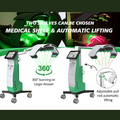 Non-Invasive Cold Laser Weight Loss Machine LLLT Lipolaser Body Shaping System for Waist Back & Double Chin
