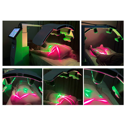 Non-Invasive Cold Laser Weight Loss Machine LLLT Lipolaser Body Shaping System for Waist Back & Double Chin