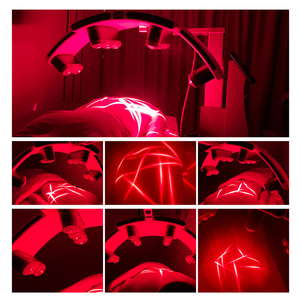 Non-Invasive Cold Laser Weight Loss Machine LLLT Lipolaser Body Shaping System for Waist Back & Double Chin