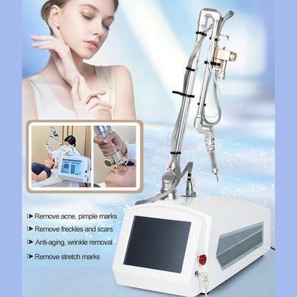 High Power CO₂ Laser for Skin Tightening Wrinkle Reduction and Acne Scar Therapy