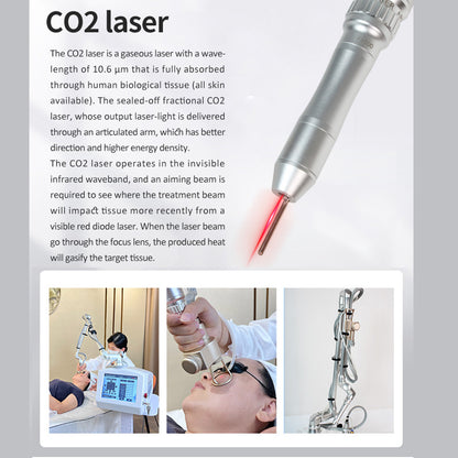 High Power CO₂ Laser for Skin Tightening Wrinkle Reduction and Acne Scar Therapy