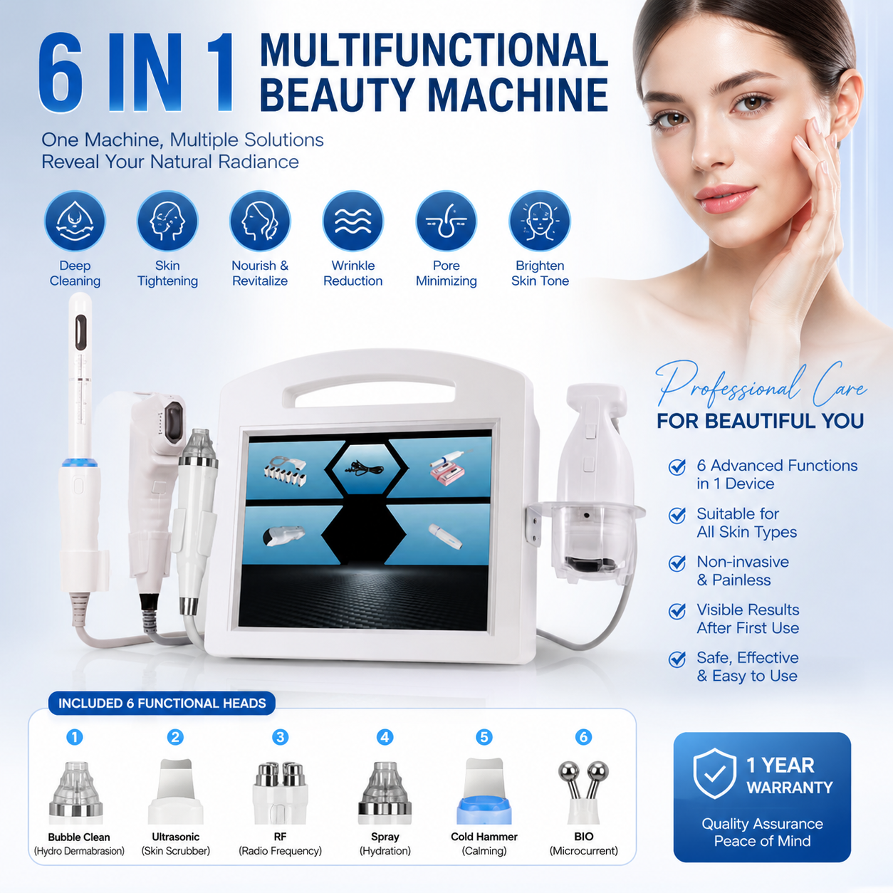 Advanced HIFU Skin Tightening & Wrinkle Reduction Machine