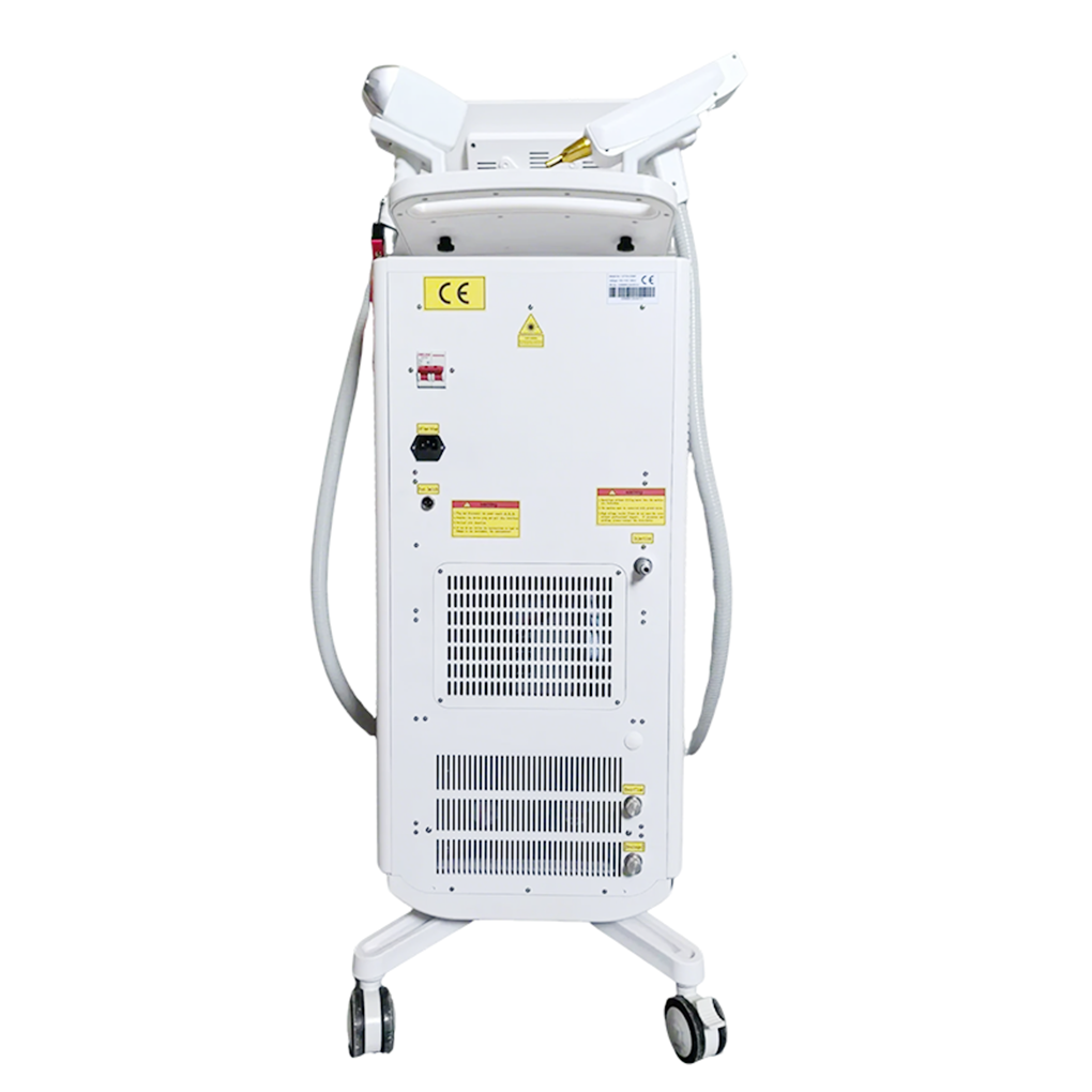2-in-1 Diode Laser Hair Removal & Q-Switched Laser Machine for Tattoo Removal and Skin Rejuvenation