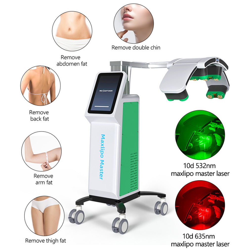High ROI Cold Laser Slimming Machine for Salon Zerona Inspired LLLT Fat Reduction & Body Sculpting Equipment with 10 Emitters