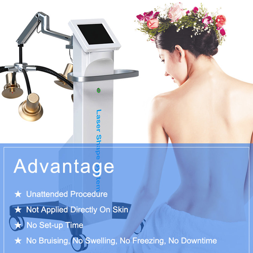 Advanced LLLT Cold Laser Fat Loss Machine Non-Surgical Lipolaser Slimming Equipment for Spa Salon