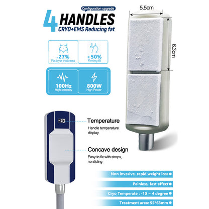 Cryolipolysis Pads Magnetic Therapy EMS 3 in 1 Body Contouring Machine Factory Direct Supply
