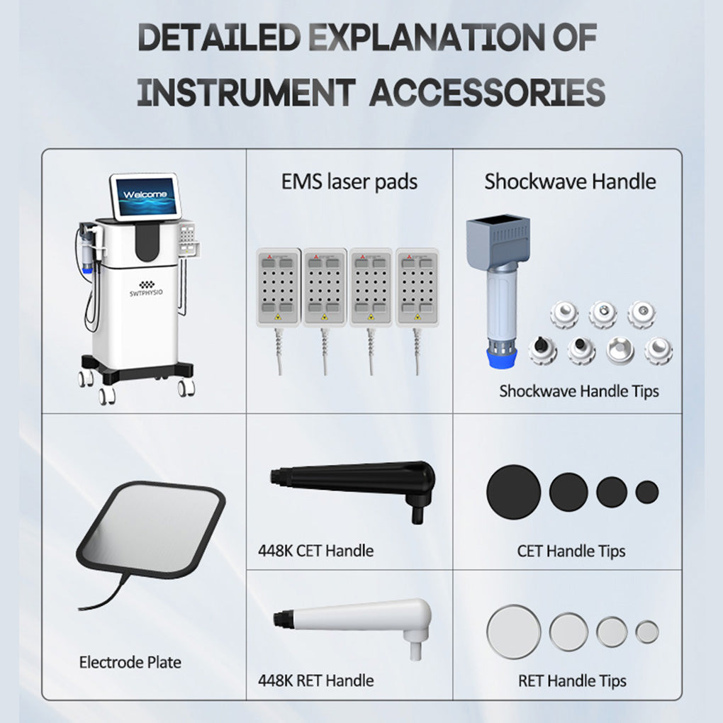 Multifunctional Shockwave Therapy Machine for Fat Reduction Body Contouring & Skin Tightening