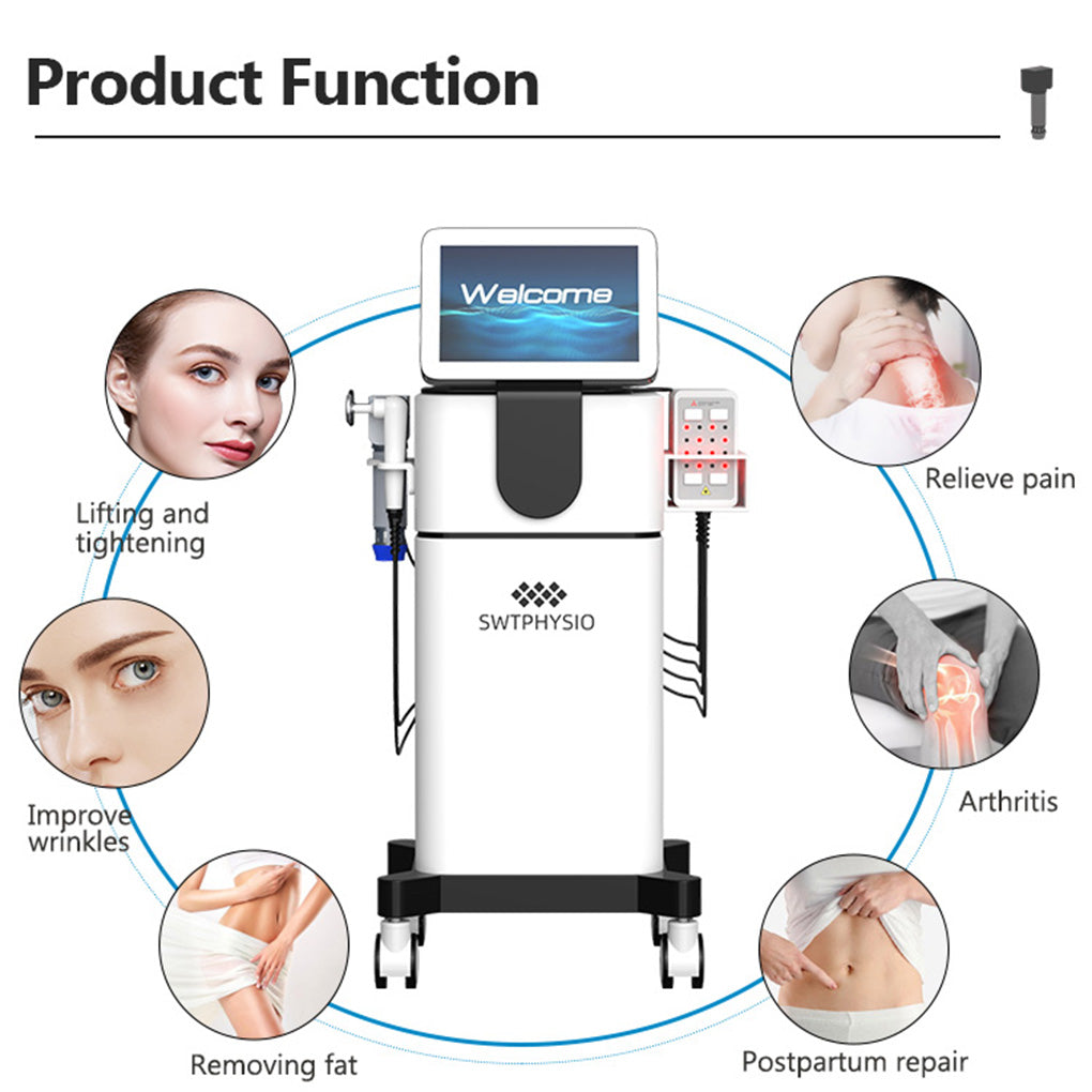 Multifunctional Shockwave Therapy Machine for Fat Reduction Body Contouring & Skin Tightening
