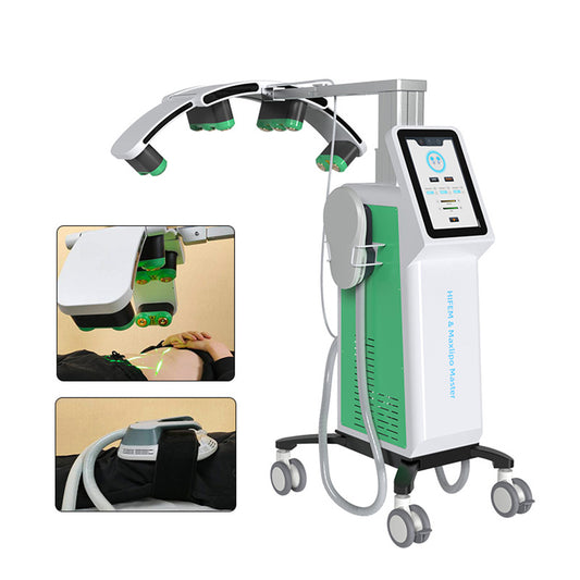 HIEMT EMS Muscle sculptor Machine with Lipolysis Cold Laser for Fat Loss Treatment