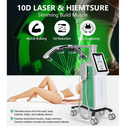 HIEMT EMS Muscle sculptor Machine with Lipolysis Cold Laser for Fat Loss Treatment